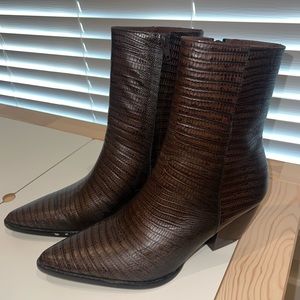 Matisse Caty Boot - Chocolate Lizard - Size 9
